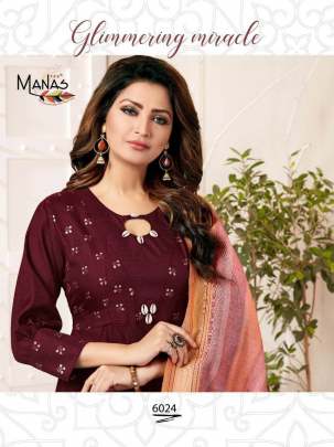 Manas Kiara Kurti with Dupatta Catalog