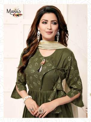 Manas Kiara Kurti with Dupatta Catalog