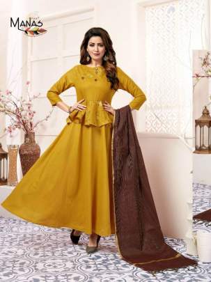 Manas Kiara Kurti with Dupatta Catalog