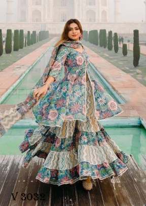 Mumtaj Pakistani Shrara Suit By SSR