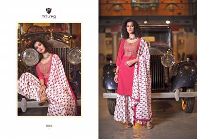 NITISHA NX's CHIRMI Palazzo Suit Collection