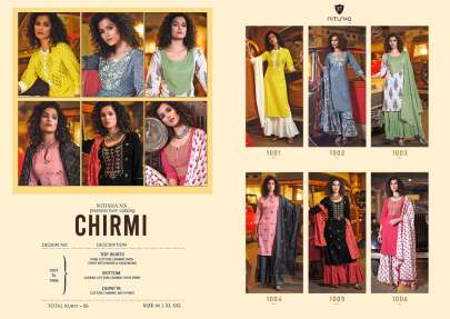 NITISHA NX's CHIRMI Palazzo Suit Collection