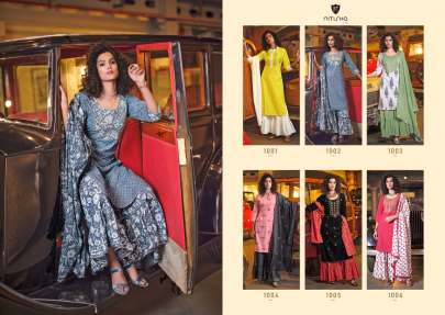 NITISHA NX's CHIRMI Palazzo Suit Collection