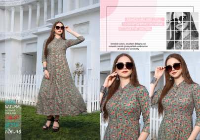 Neeti Netanya Vol 3 Kurti Wholesale Catalog 5 Pcs