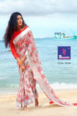 New Kanchana Vol 21 Shangrila s  Most Mangnhificent And Rich Collection Of Linen Cotton Sarees 