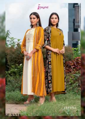 PORCHE   4 Shifley work Kurta With Shrug In 8 Design By Psyna