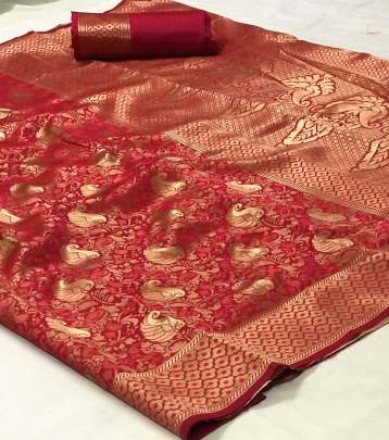 PRESENTING NEW DESIGNER LICHI COTTON SILK SAREE 