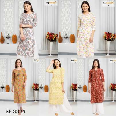 Print Vol    11 Printed Kurti In 5 Color By Rajnandini