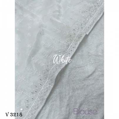 Pure Organza In 4 Color By Surati Fabric