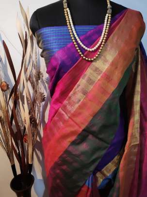 Raw Silk Saree Rani