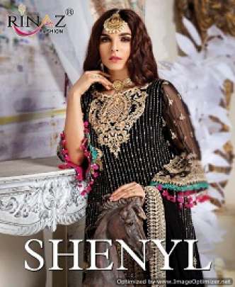 Rinaz Shenyl Faux Georgette Pakistani Suits Collection