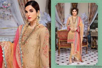 Rinaz Shenyl Faux Georgette Pakistani Suits Collection