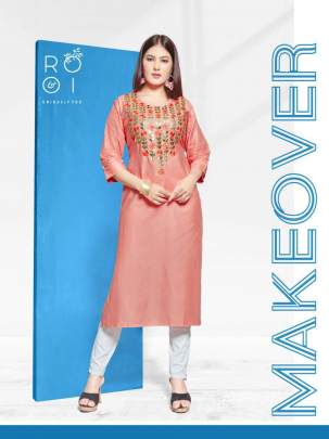 Rooi Arohi by Nakoda Kurti Wholesale Catalog 8 Pcs