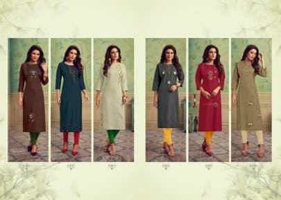 S More Ranger Kurti Wholesale Catalog 6 Pcs