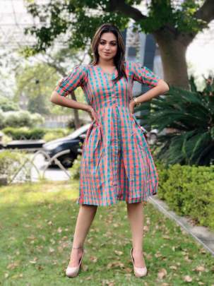 SHORT PRINTED KURTI