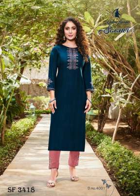 Saanvi Vol 3 Kurti With Heavy Sequnce Embroidery Work In 6 Color By Ladies Flavour