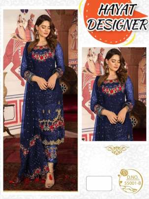 Salwar Suit 55001 B Neavy Blue