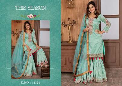 Sharara Design No 11124 Pista