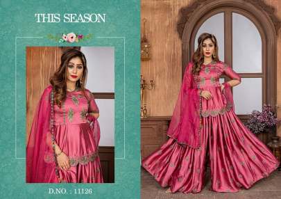 Sharara Design No 11126 Rani