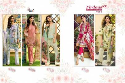 Shree Fabs Firdous Exclusive Collection With Cotton Mal Dupatta