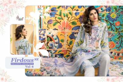 Shree Fabs Firdous Exclusive Collection With Cotton Mal Dupatta