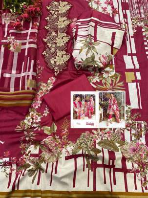 Shree Fabs Firdous Exclusive Collection With Cotton Mal Dupatta