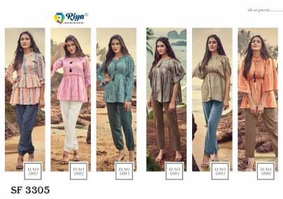 Western Vol-4 Stylish Top in 6 designs By Riya Designer