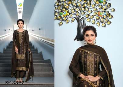 TUMBAA - ZARI Suit In 7 color By Vinay Fashion LLP