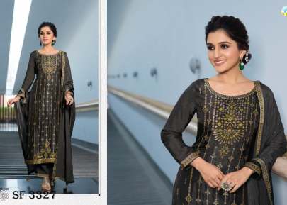 TUMBAA - ZARI Suit In 7 color By Vinay Fashion LLP