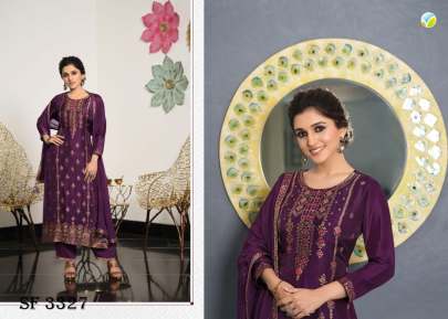 TUMBAA - ZARI Suit In 7 color By Vinay Fashion LLP