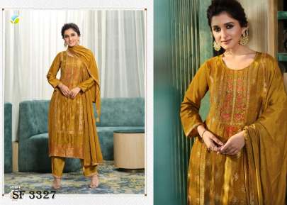 TUMBAA - ZARI Suit In 7 color By Vinay Fashion LLP