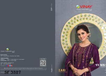 TUMBAA - ZARI Suit In 7 color By Vinay Fashion LLP