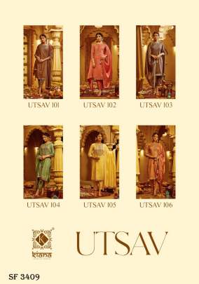 UTSAV Festive-wear Suit In 6 Design By Kiana