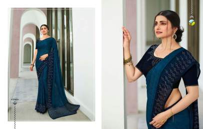 Vinay Sheesha Glitter Prachi Desai Saree Sari