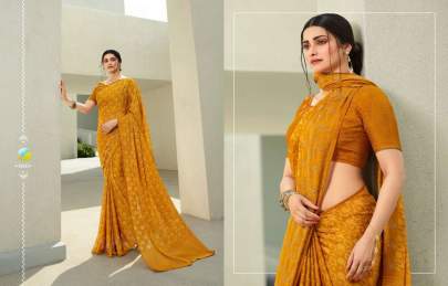 Vinay Sheesha Glitter Prachi Desai Saree Sari