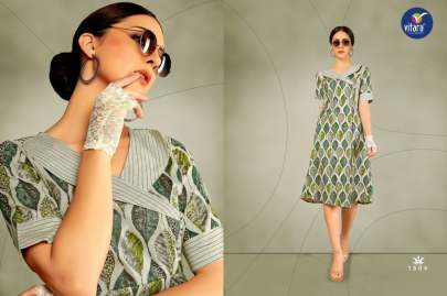 Vitara Crysta Kurti Wholesale Catalog 6 Pcs