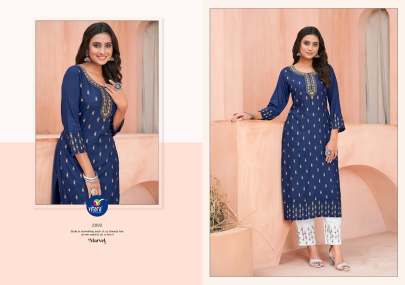 Vitara Fashion Marvel 2 Designer  Kurti With  Pent Collection