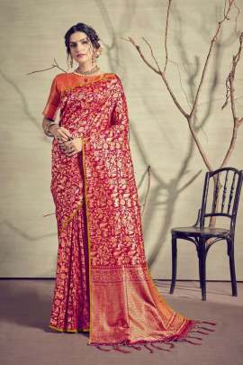 YNF Anjuman Silk Saree Sari