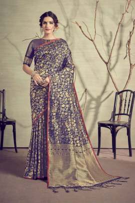 YNF Anjuman Silk Saree Sari