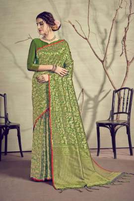 YNF Anjuman Silk Saree Sari