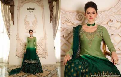 Zubeda Mishti 2 Satin Georgette Embroidered Salwar Suits