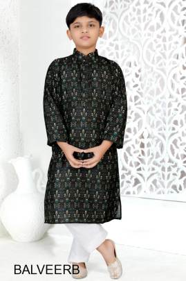 Black Kids Kurta Payjama Balveer Catalog