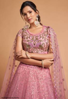 Blush Pink Lehenga Choli From Neo Romantic Vol 2 by Zeel Clothing