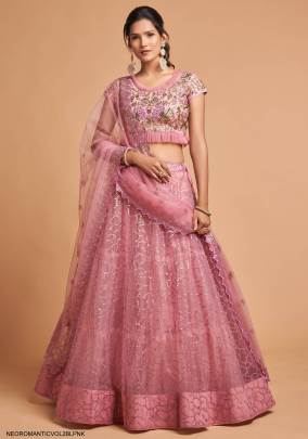 Blush Pink Lehenga Choli From Neo Romantic Vol 2 by Zeel Clothing