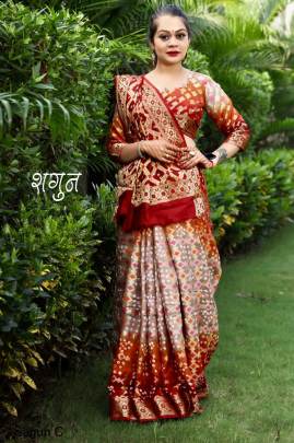 Chikku Beautiful Gharchola Bandhani Saree Catalog Sagun