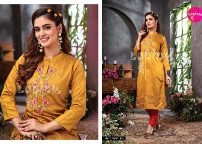 kitty party vol-4 Kurti With Pant In 5 Design By Lapink