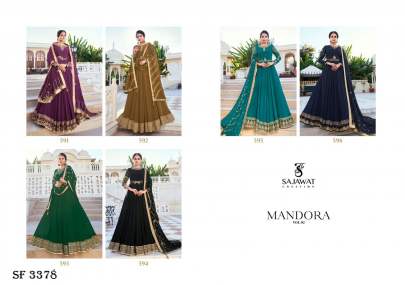 mandora vol -2 Festive Wear Suit In 6 Design By Sajawat Creation