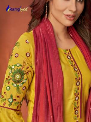 party wear suit  rang maya