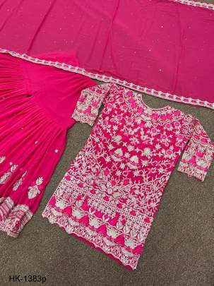 PINK NEW PARTY WERE TOP SHARARA HK 1383