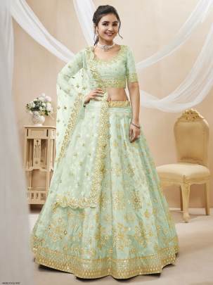 Pista Art Silk Lehenga Angelic Vol 1 by Zeel Clothing